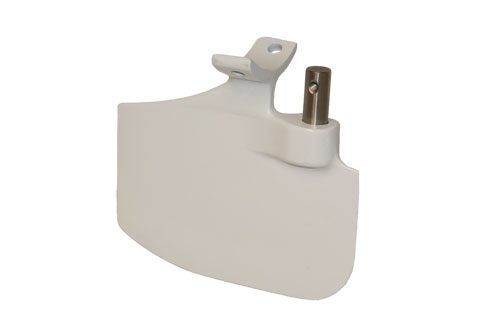 Place Diverter Small White Rudder 