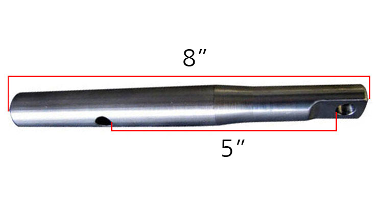 5 inch Steering Cable Extension dimensions