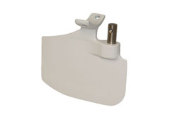 Place Diverter Small White Rudder