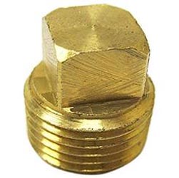 Brass 3/8 NPT Drain Plug