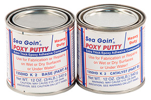 Heavy Duty Sea Goin' Poxy Putty - 1-1/2 lbs / 1 pint