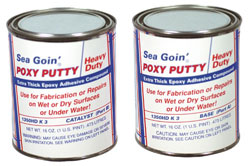 Heavy Duty Sea Goin' Poxy Putty - 3 lbs  / 1 Quart