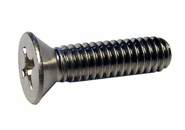 1/4-20 X 2-1/2 Flat Head Machine Screw - Berkeley Jet Drive