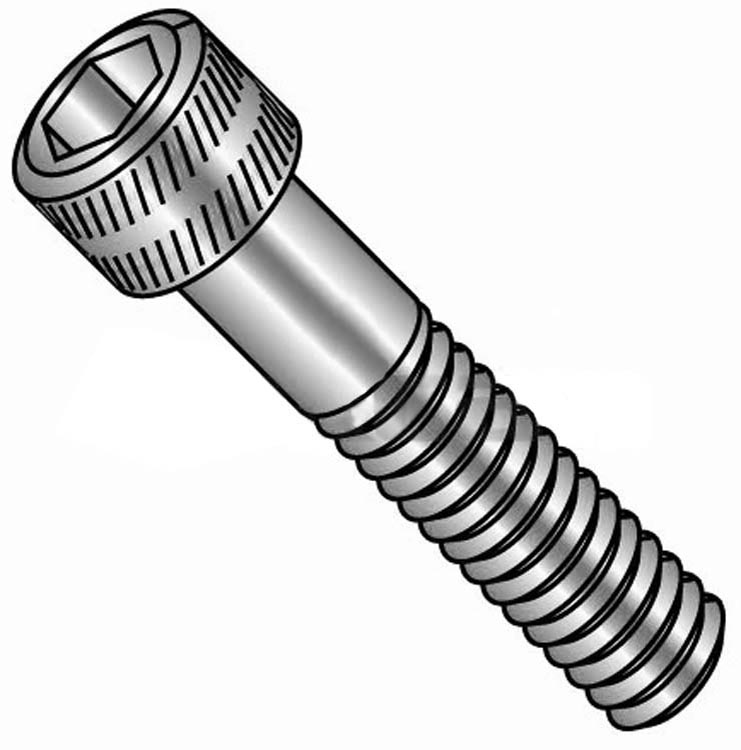 5 Pieces 5/16-18 X 1-1/4 Inch Stainless Steel Socket Head Cap Screws - Allen Drive, 18-8 Grade - View #3