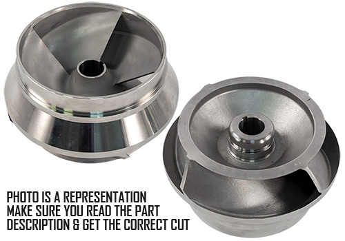 C Cut Impeller Stainless Steel